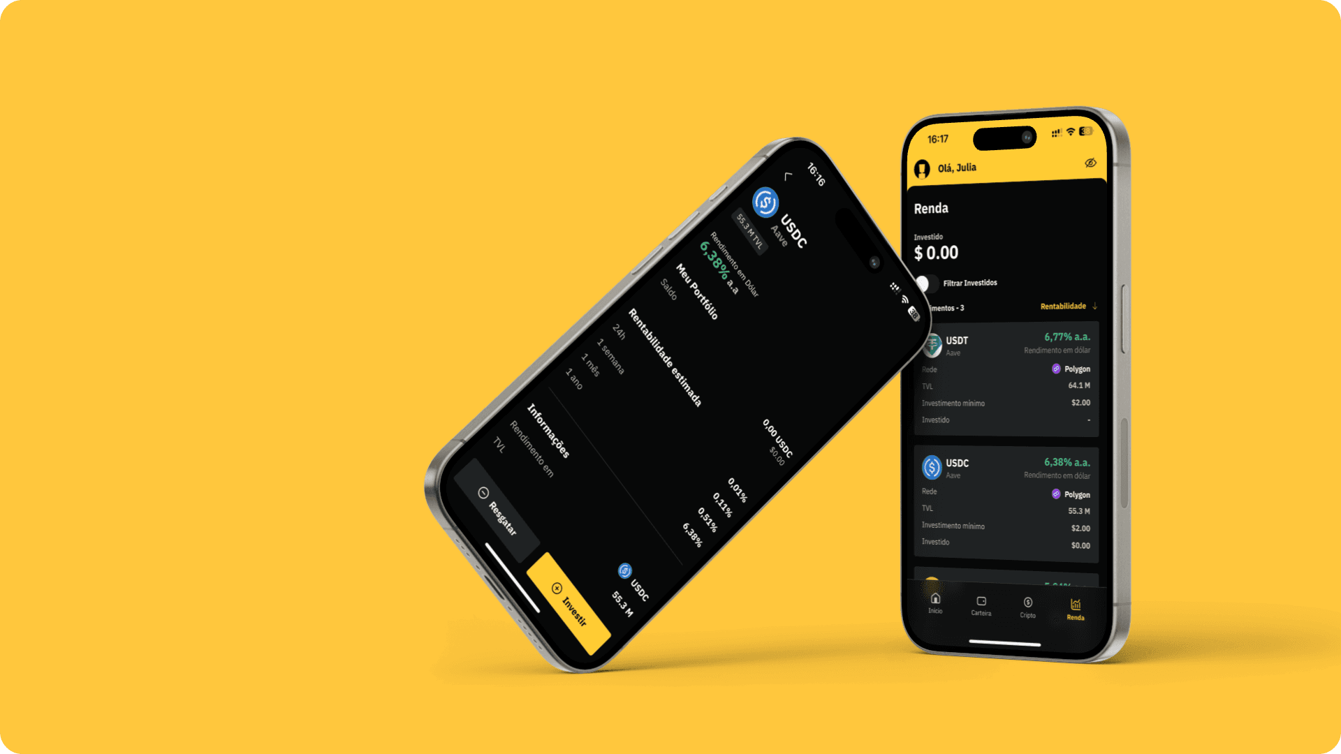 Chainless app screen